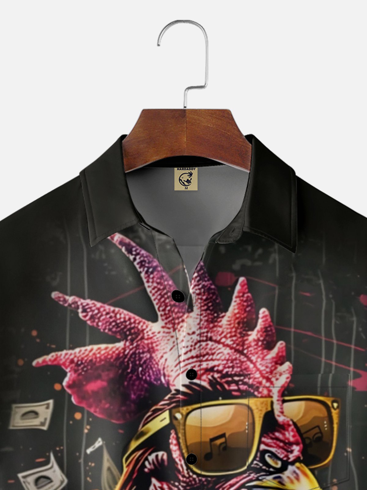 Moisture-wicking Boss Rooster Chest Pocket Casual Shirt