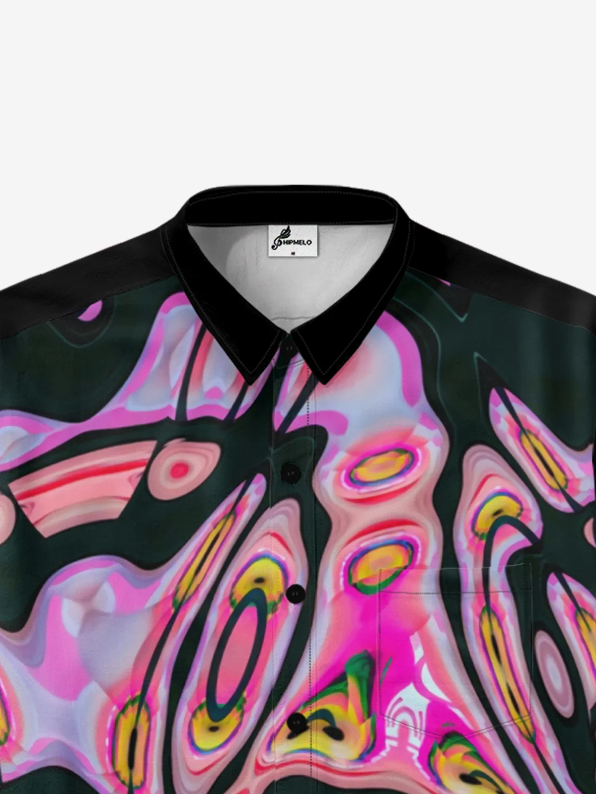 Moisture-wicking Abstract Art Hawaiian Shirt