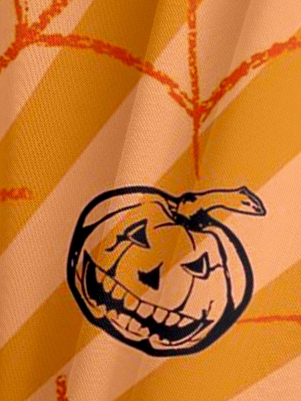 Halloween Art Spider Web Pumpkin Hoodie Sweatshirt