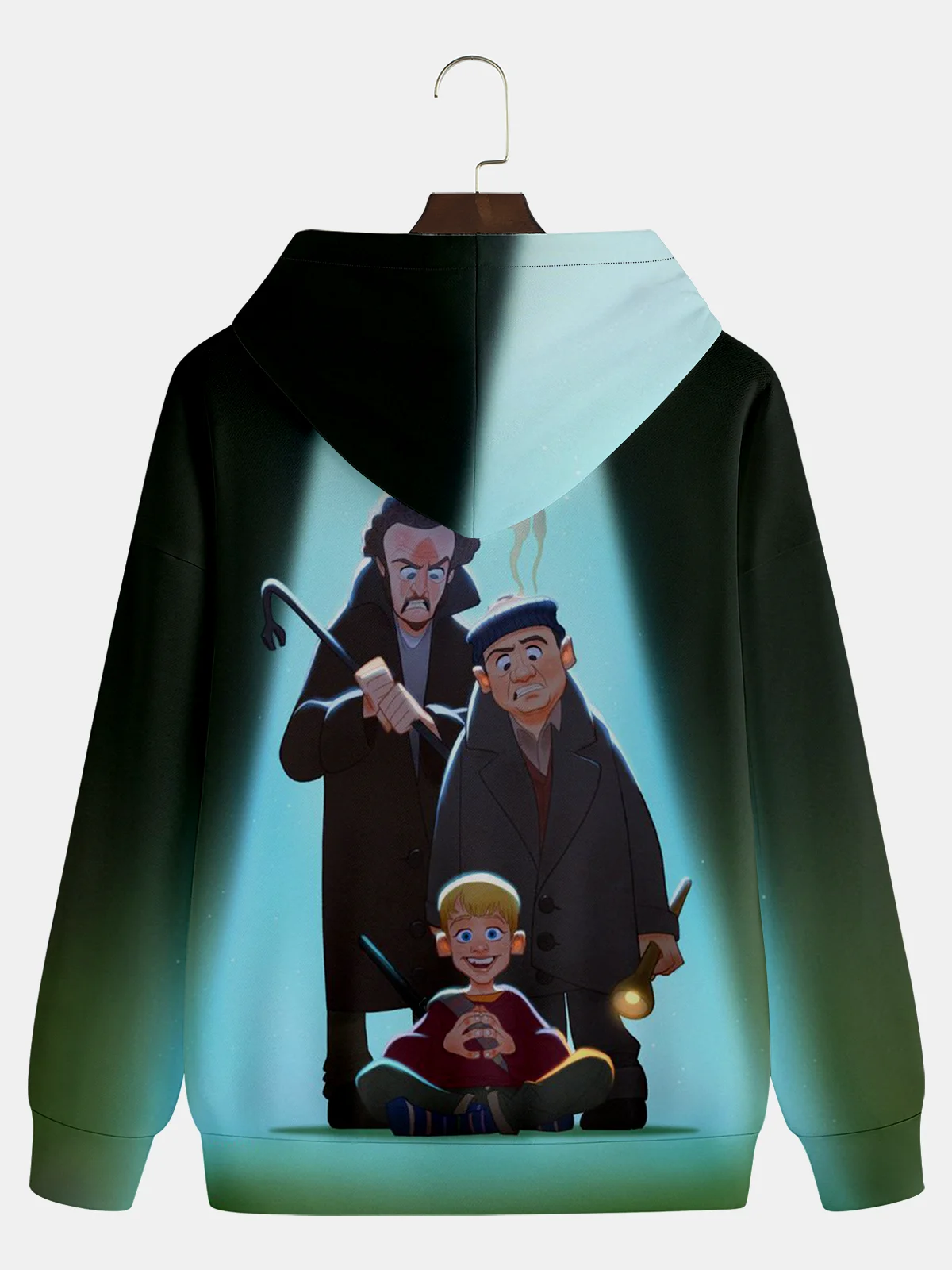 Christmas Classic Characters Drawing Hoodie Sweatshirt