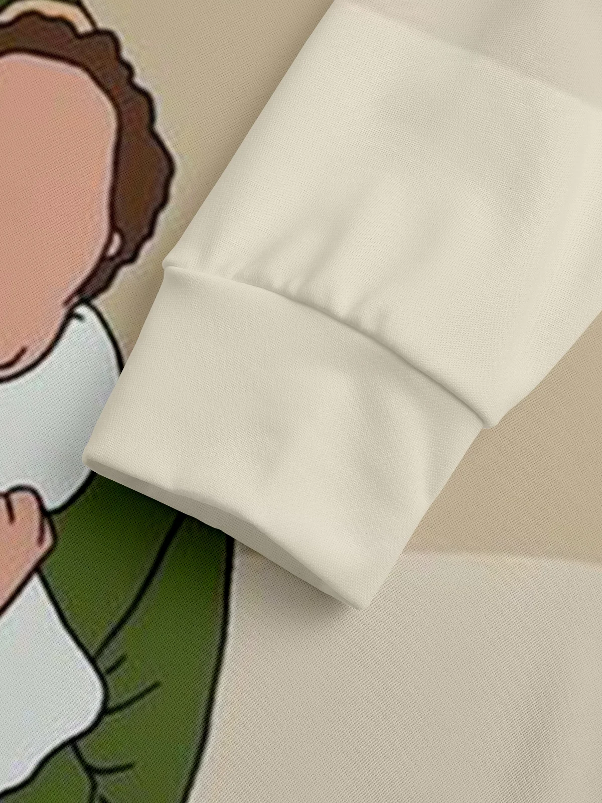 Christmas Abstract Character Print Hoodie Sweatshirt