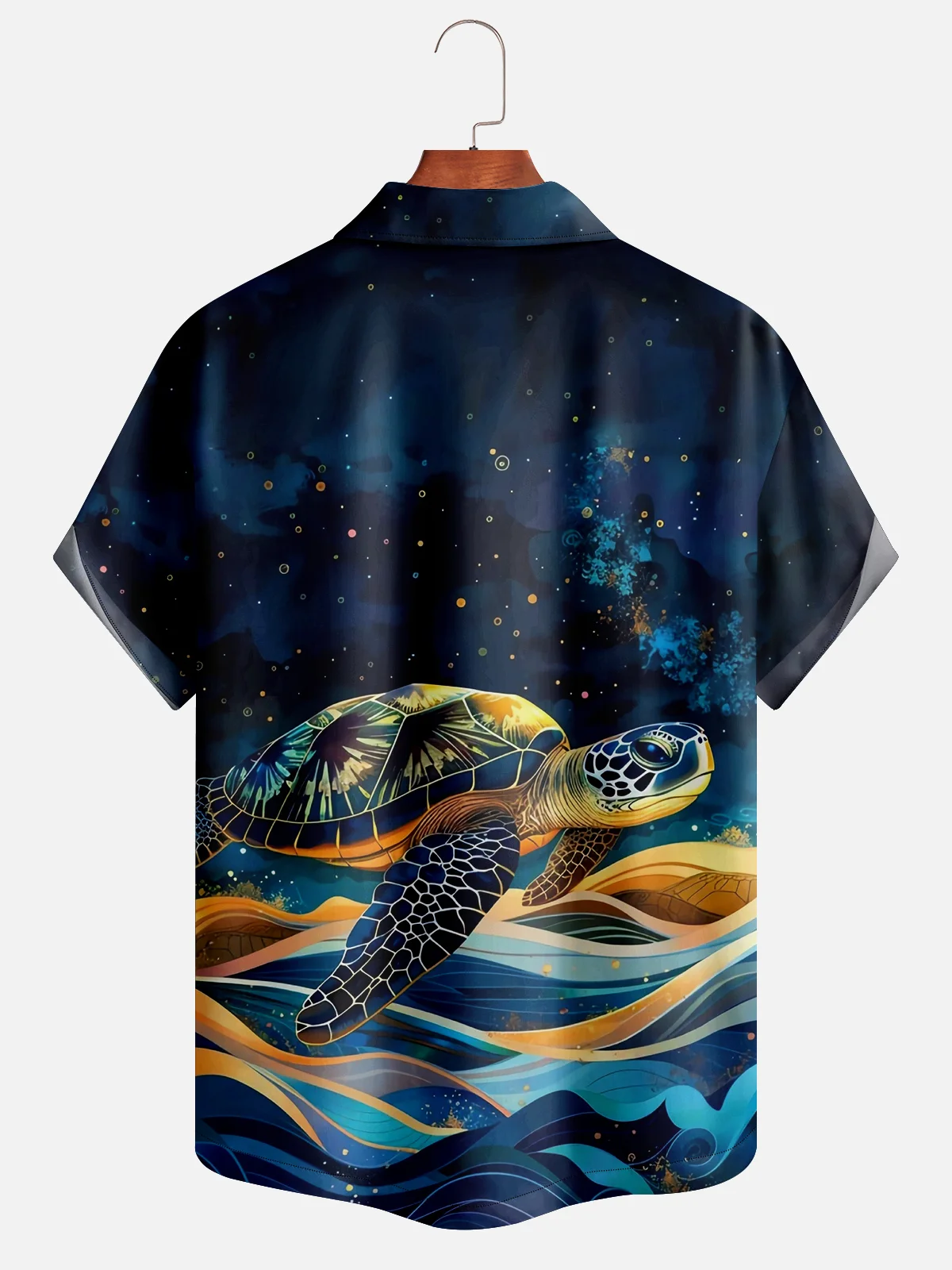 Moisture-wicking Seaturtle Aloha Shirt