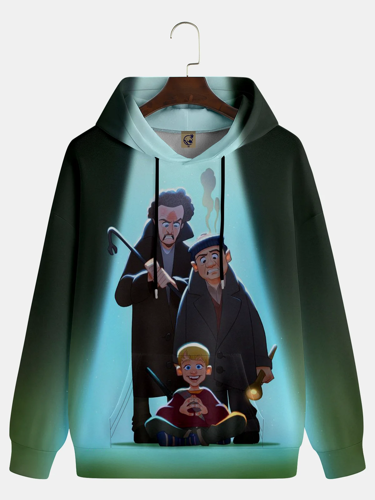 Christmas Classic Characters Drawing Hoodie Sweatshirt