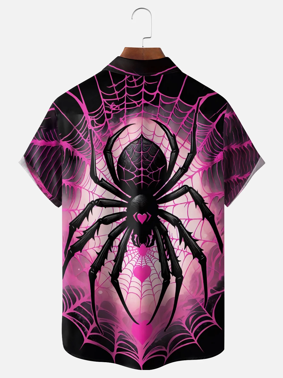 Moisture Wicking Halloween Spider Hawaiian Shirt