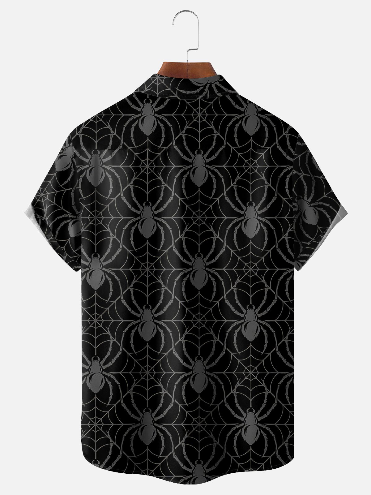Moisture Wicking Halloween Spider Hawaiian Shirt