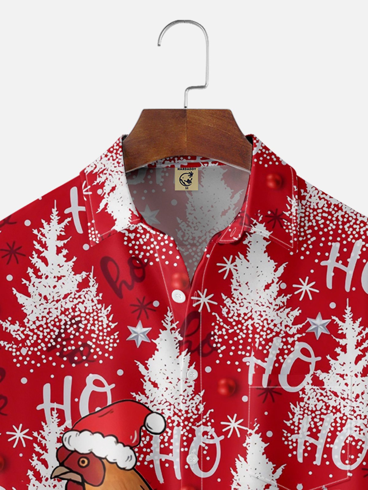 Moisture wicking Christmas Santa Hawaiian Shirt