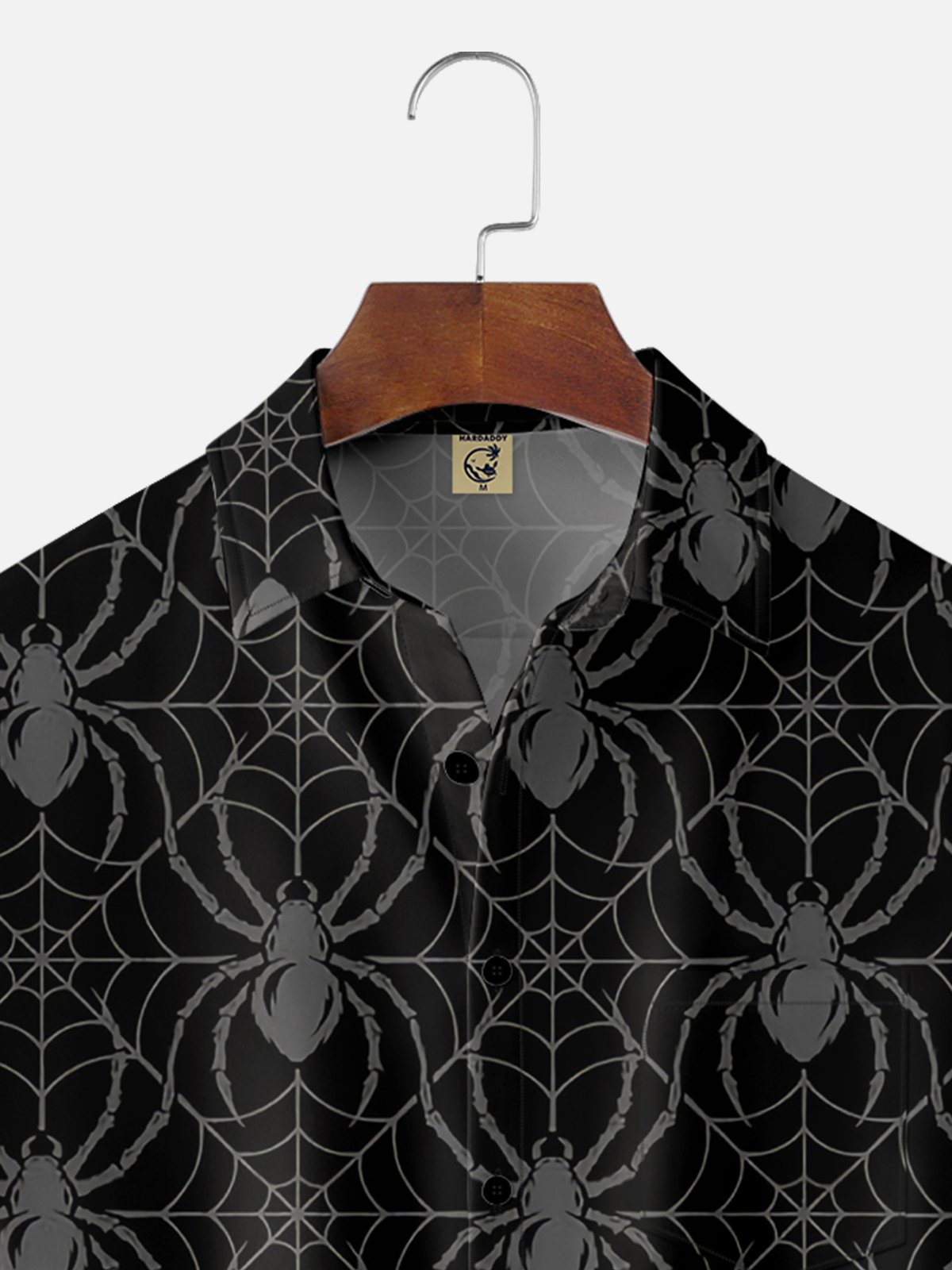 Moisture Wicking Halloween Spider Hawaiian Shirt