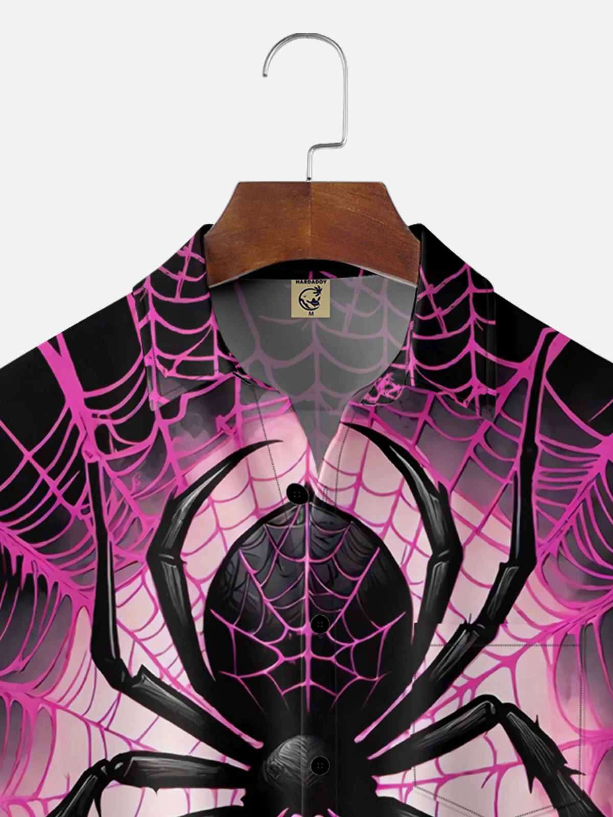 Moisture Wicking Halloween Spider Hawaiian Shirt