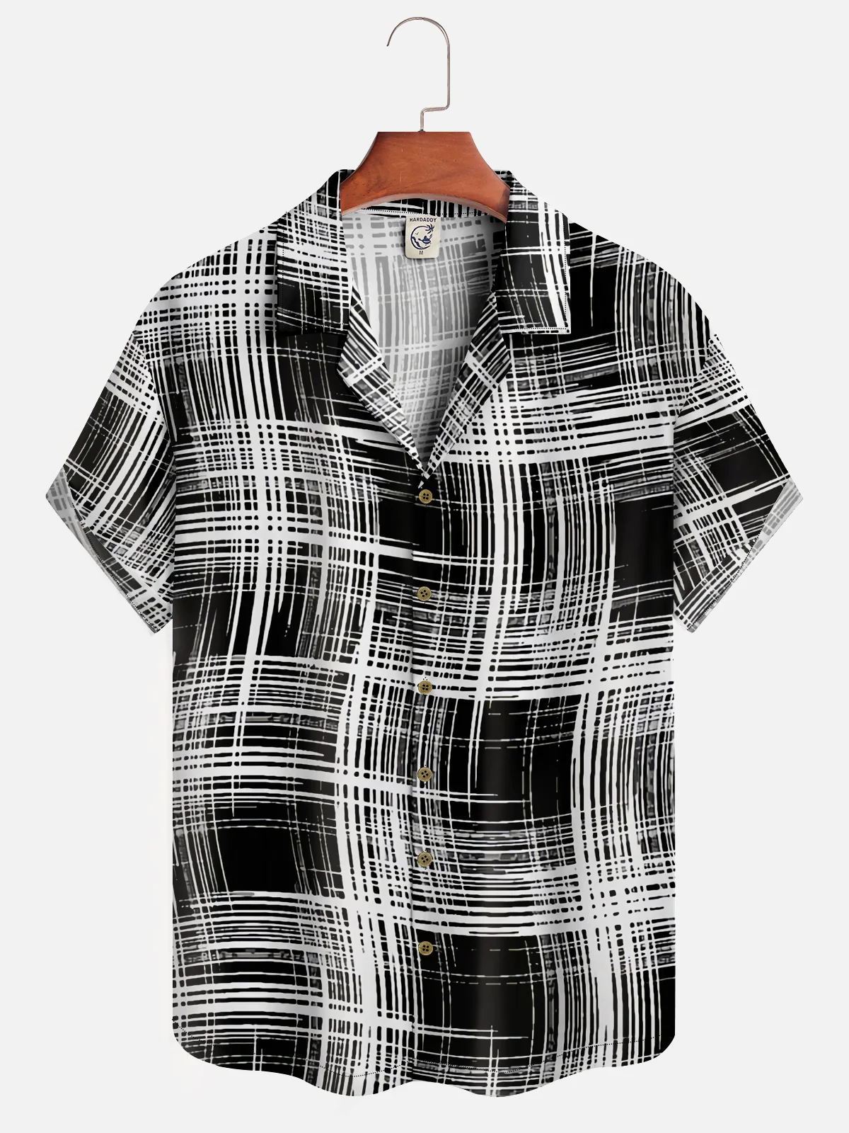 Moisture-wicking Geomatric Aloha Shirt