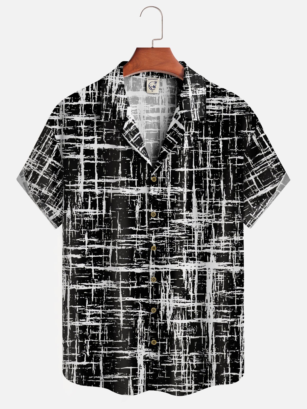 Moisture-wicking Geomatric Aloha Shirt