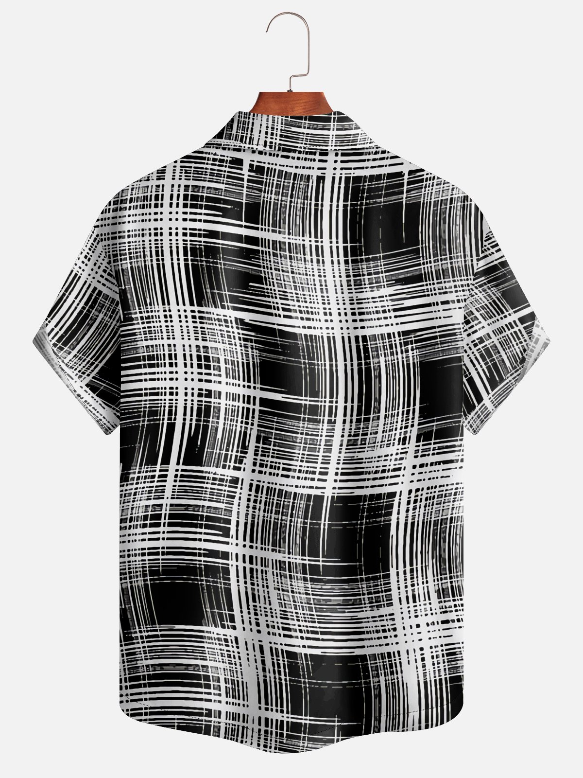 Moisture-wicking Geomatric Aloha Shirt