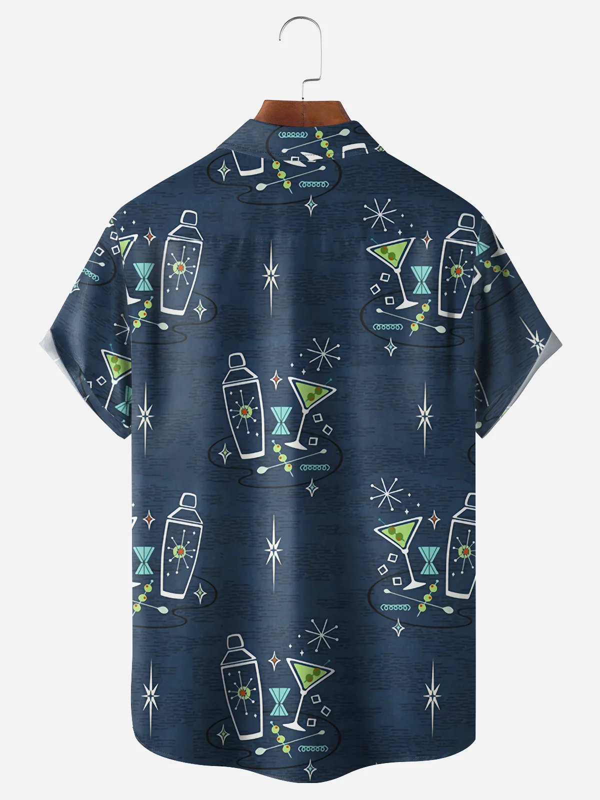 Hardaddy Cocktail Martini Shaker Graphic Tipsy Spirit Vintage Geometric Shirt