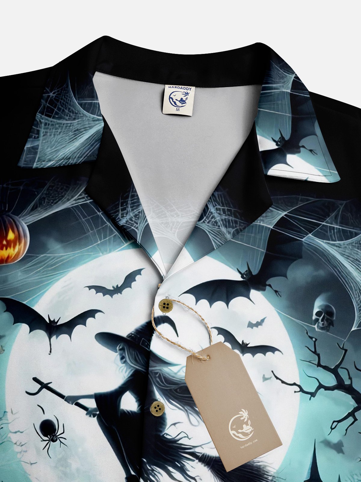 Quick Dry Breathable Halloween Witch Aloha Shirt