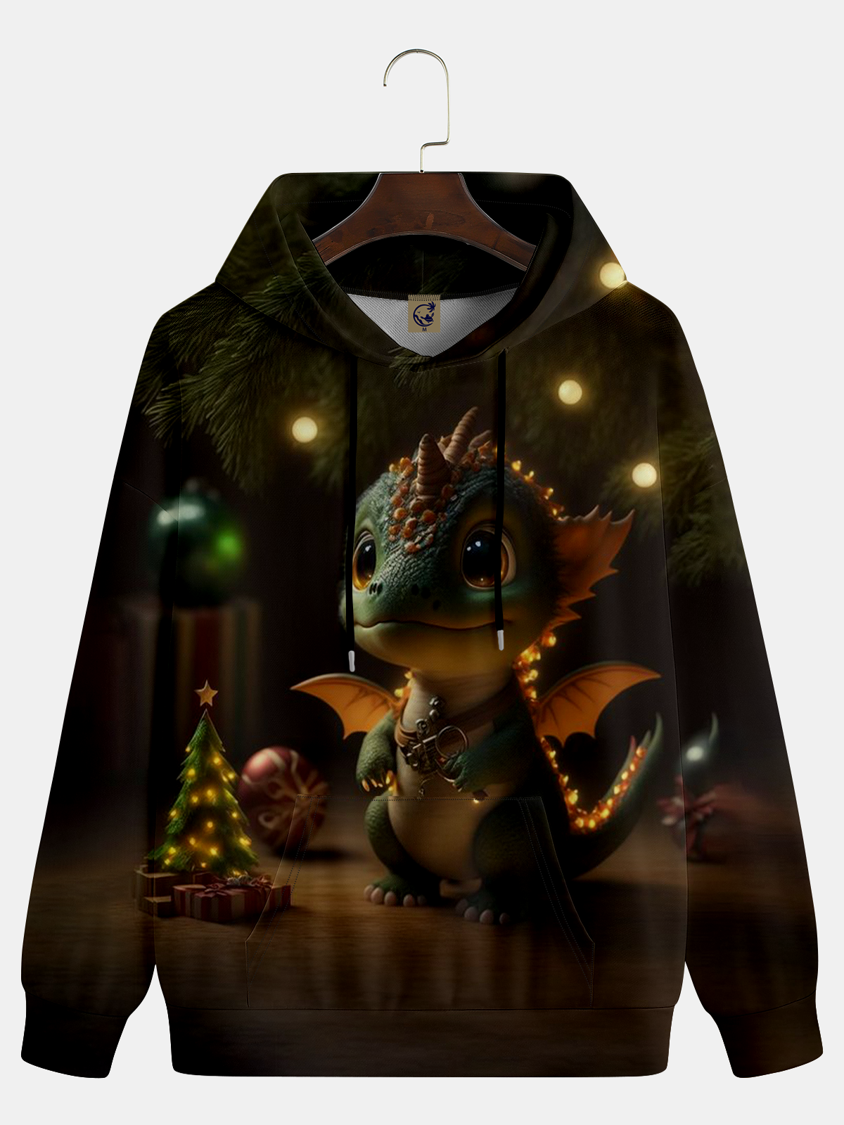 Baby Dragon Christmas Hoodie Sweatshirt