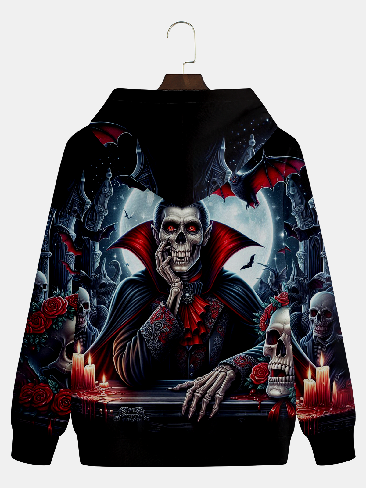 Halloween Count Dracula Hoodie Sweatshirt