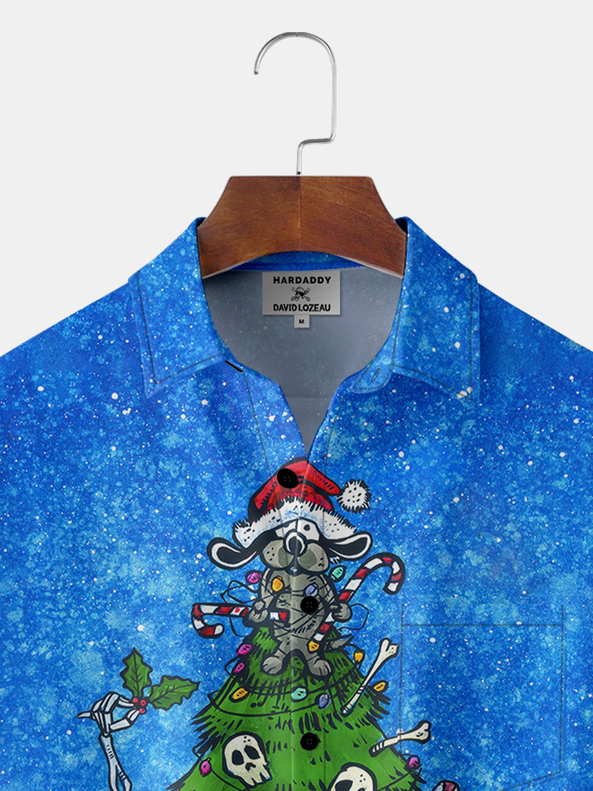 Moisture-wicking Christmas Tree Presents Hawaiian Shirt by David Lozeau