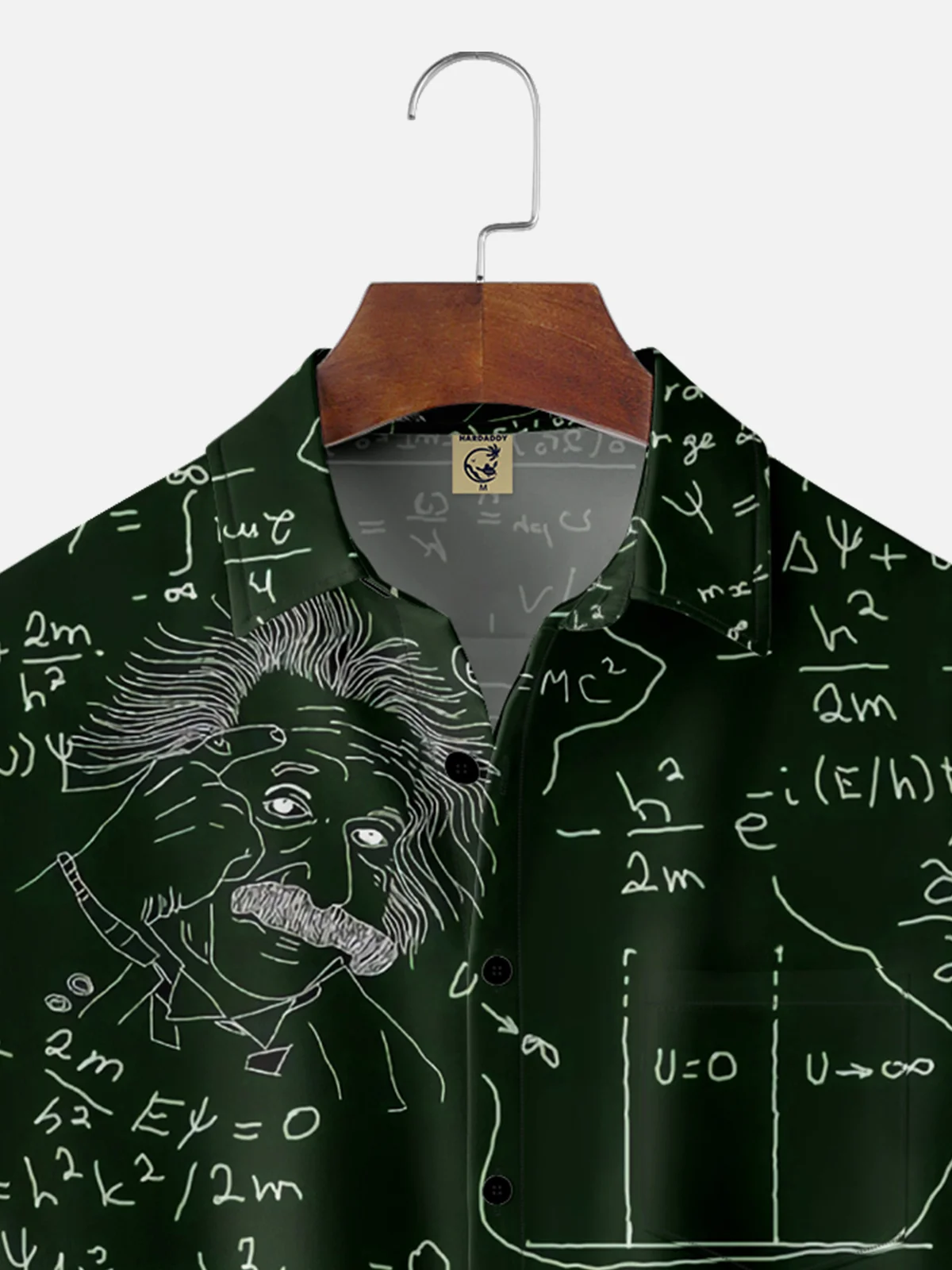 Moisture-wicking Back to School Science Chemistry Chest Pocket Casual Shirt