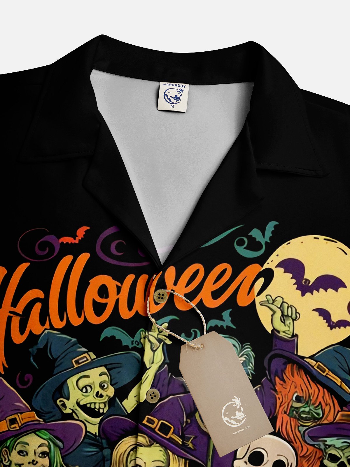 Moisture-wicking Halloween Ghost Aloha Shirt