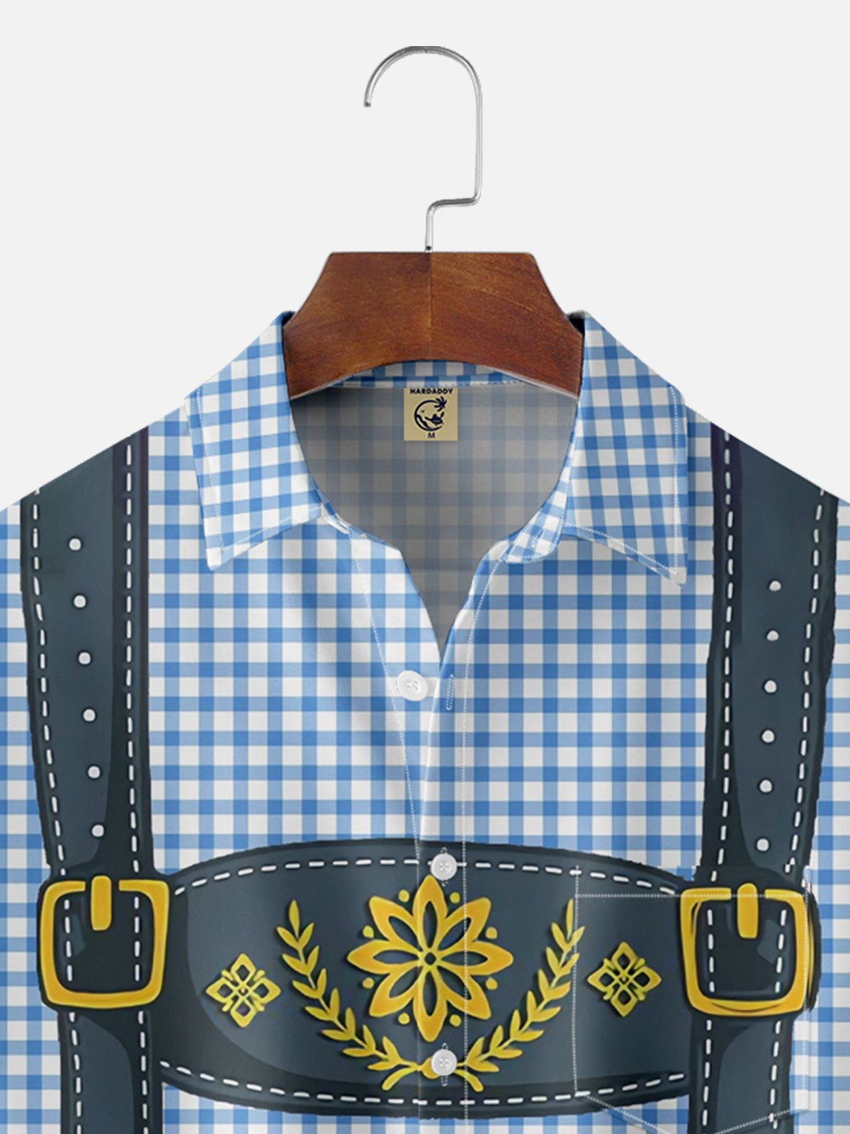 Moisture-wicking Munich Oktoberfest Beer Festival Chest Pocket Casual Shirt