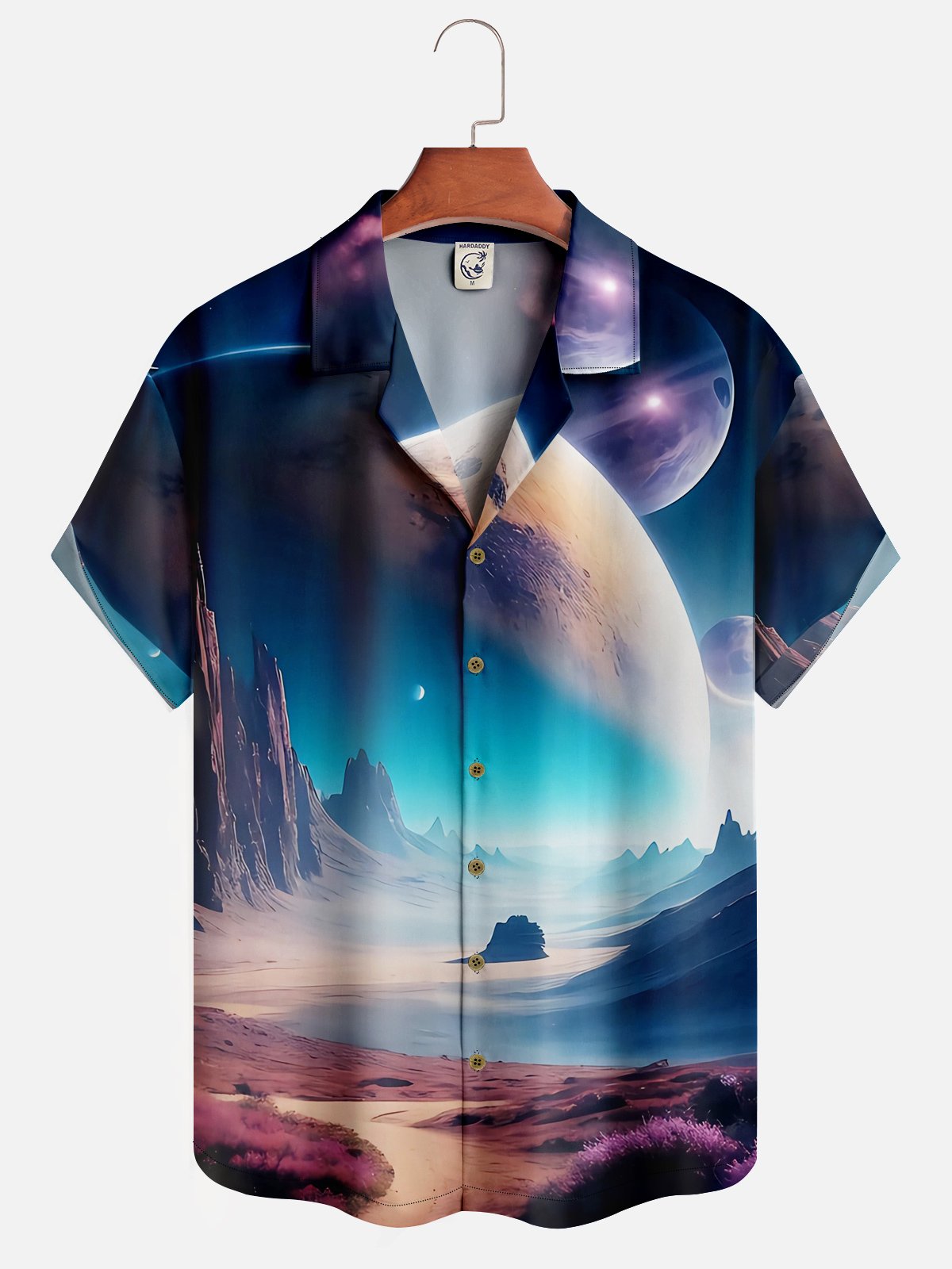 Moisture-wicking Planet Aloha Shirt