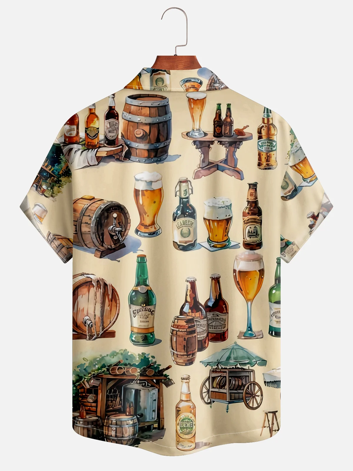 Moisture-wicking Munich Oktoberfest Beer Festival Aloha Shirt