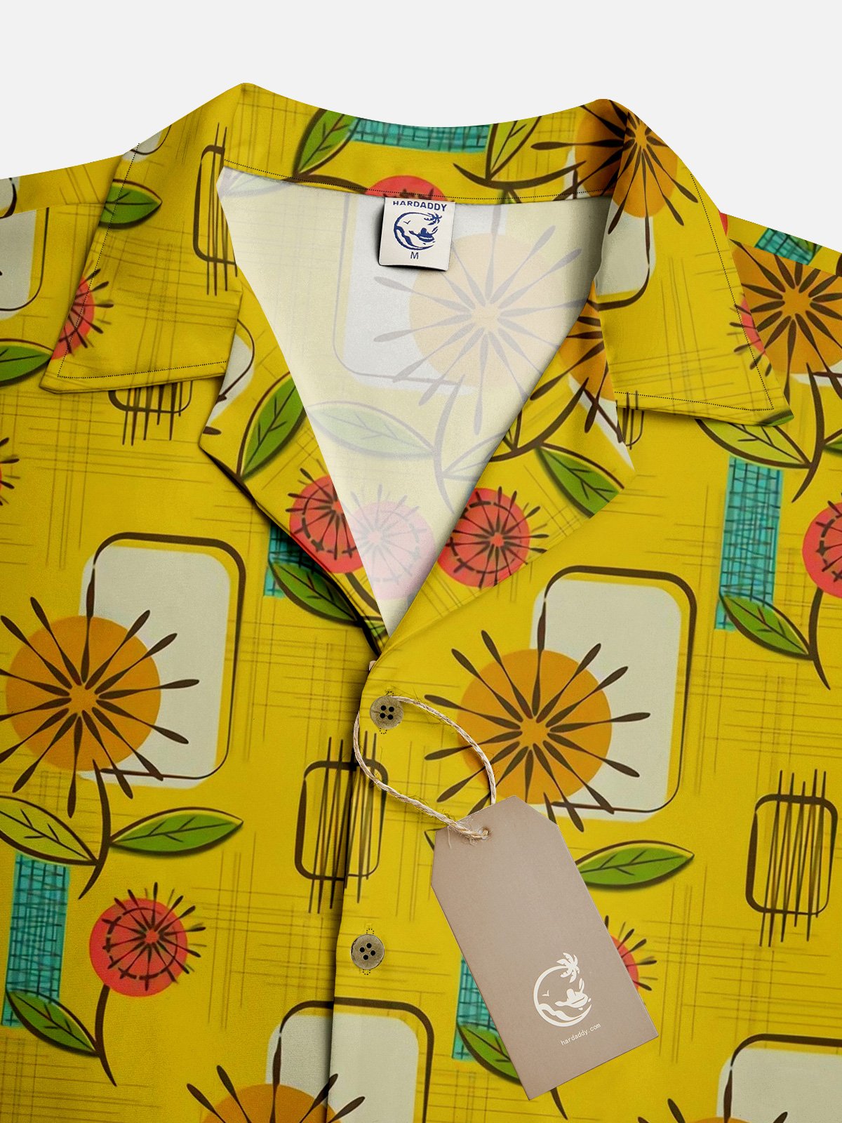 Moisture-wicking Geomatric Aloha Shirt