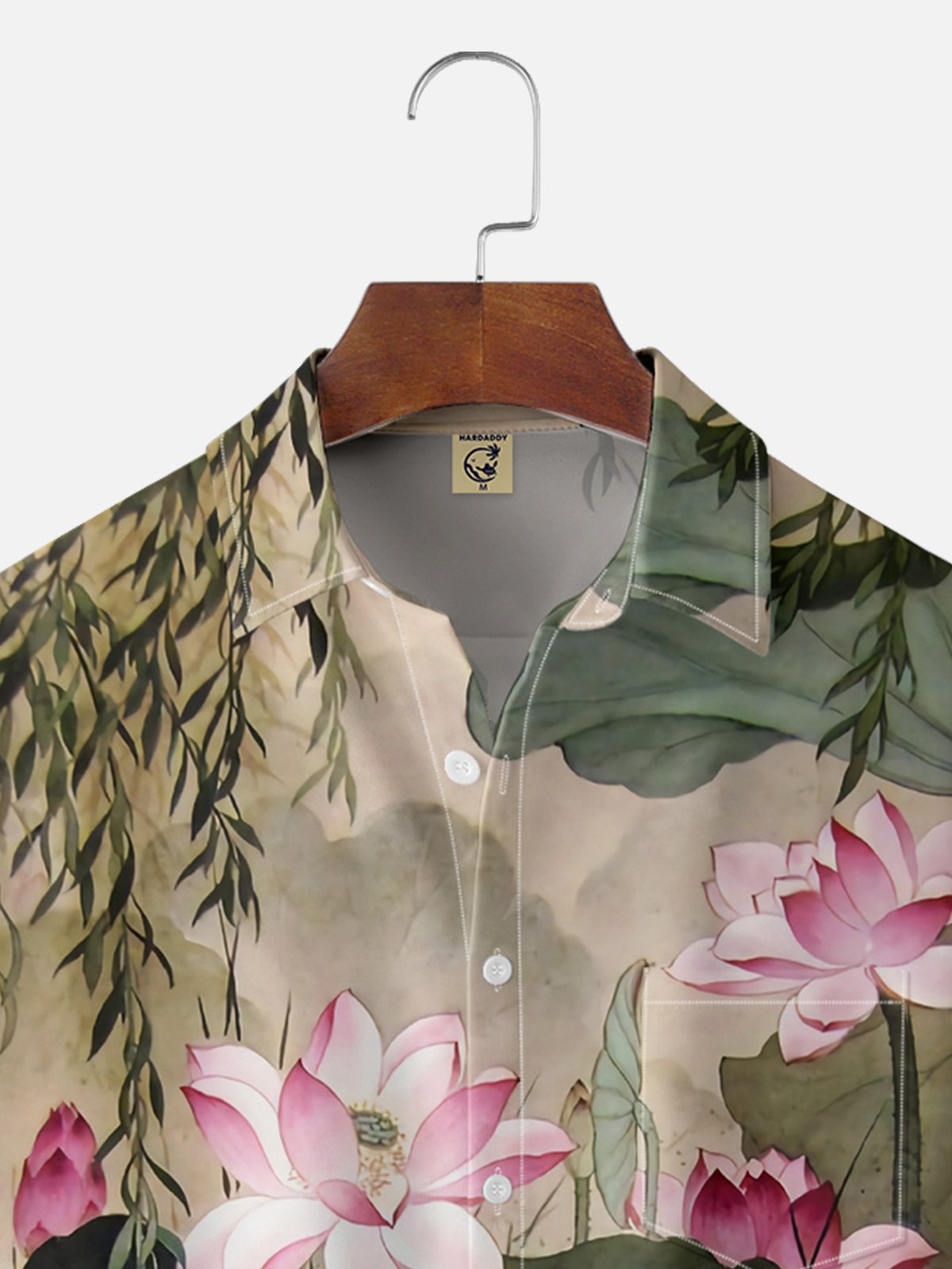 Moisture-wicking Lotas Chest Pocket Hawaiian Shirt