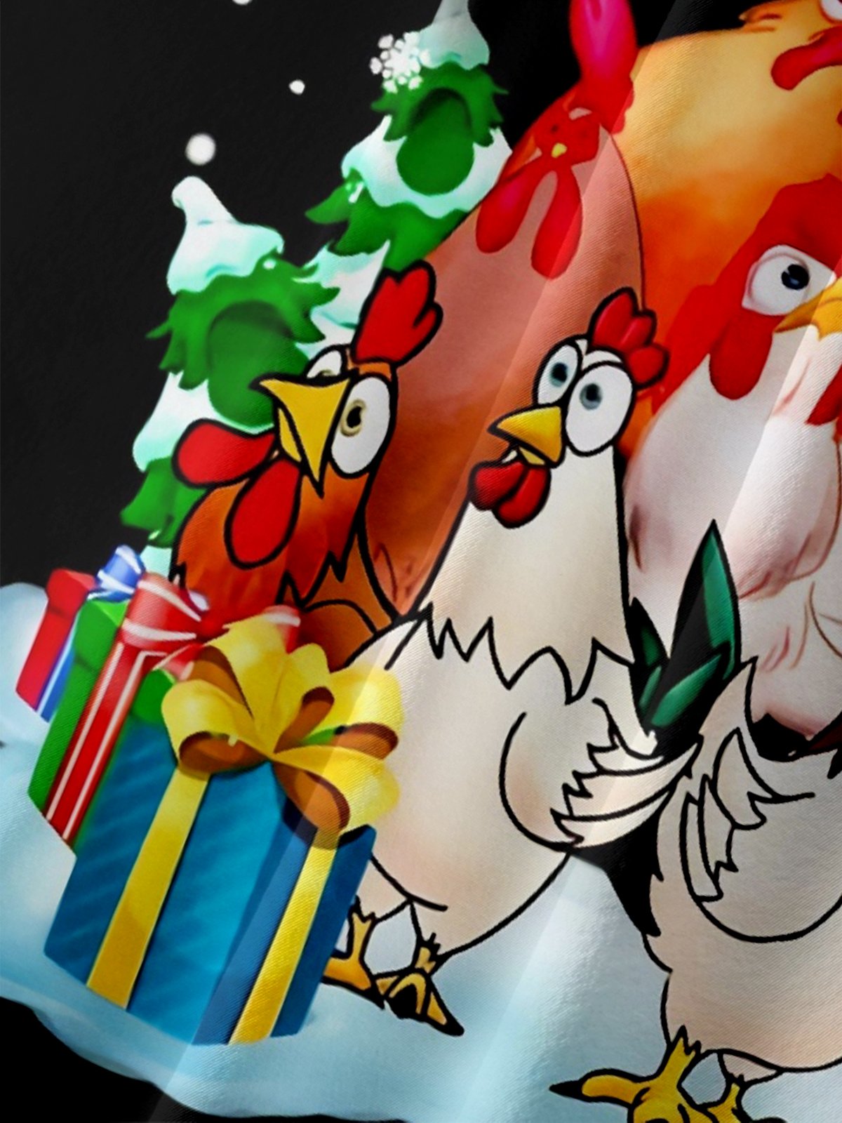 Moisture Wicking Christmas Cock Party Hawaiian Shirt