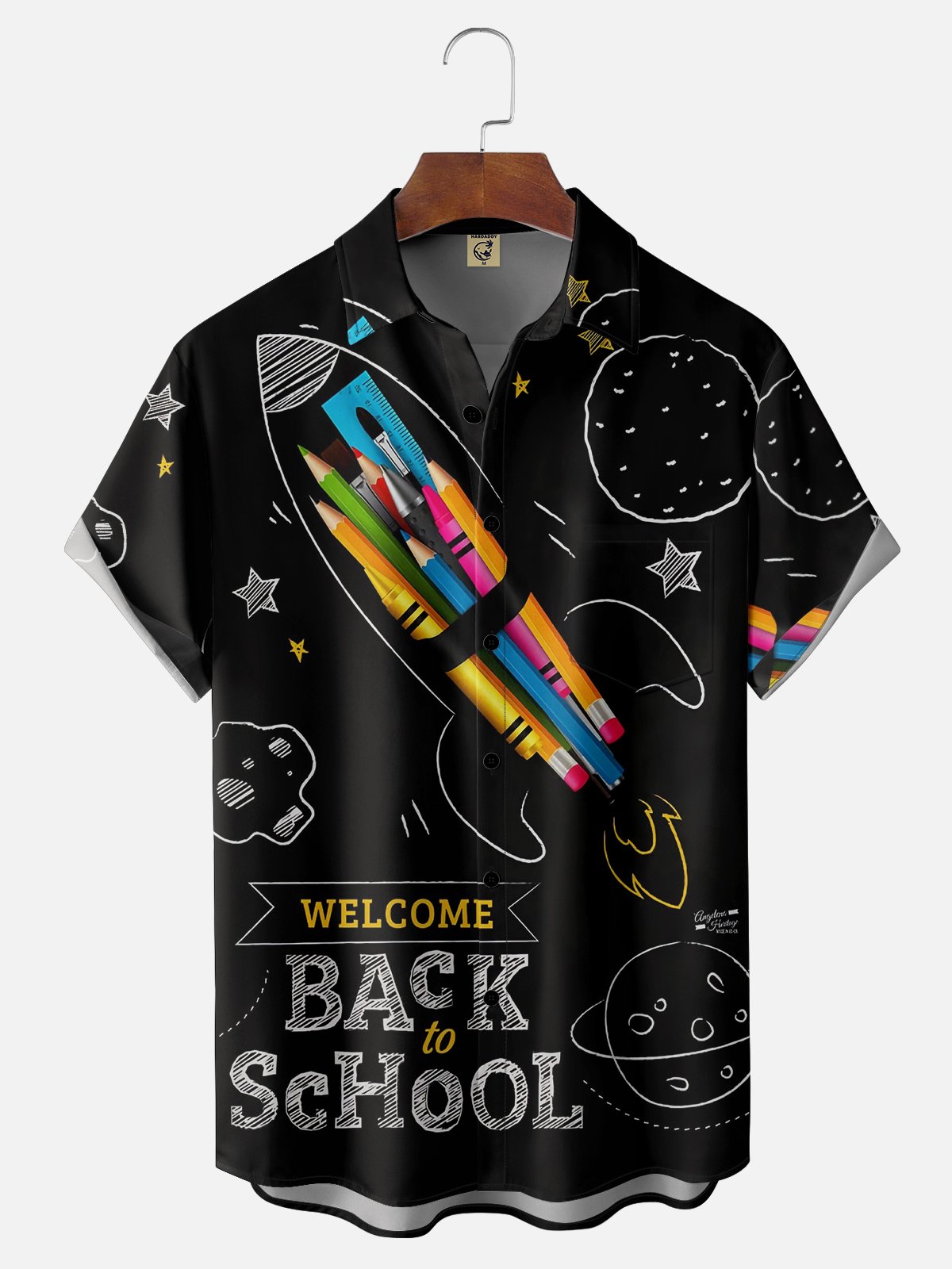 Moisture Wicking Back to School Hawaiian Shirts