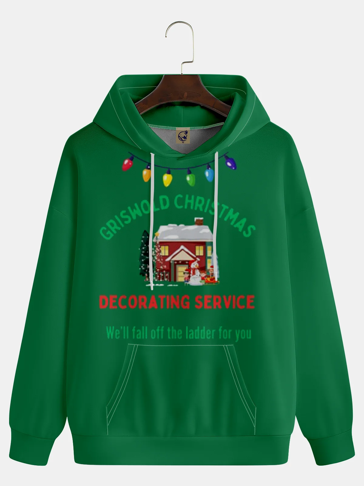 Moisture-wicking GRISWOLD CHRISTMAS Hooded Long Sleeve Sweatshirt