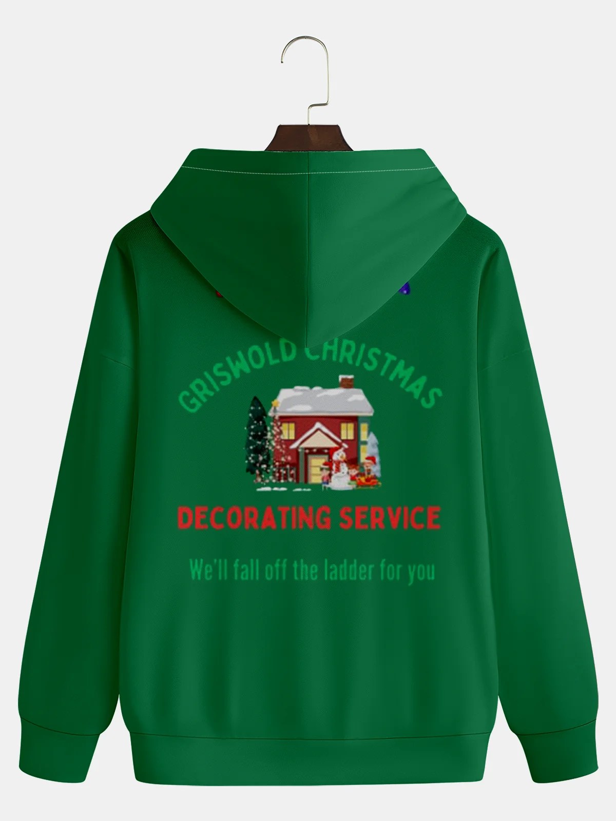 Moisture-wicking GRISWOLD CHRISTMAS Hooded Long Sleeve Sweatshirt