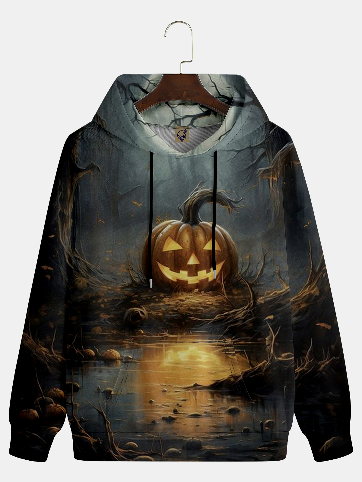 Halloween Pumpkin Art Painting Hoodie Sweatshirt