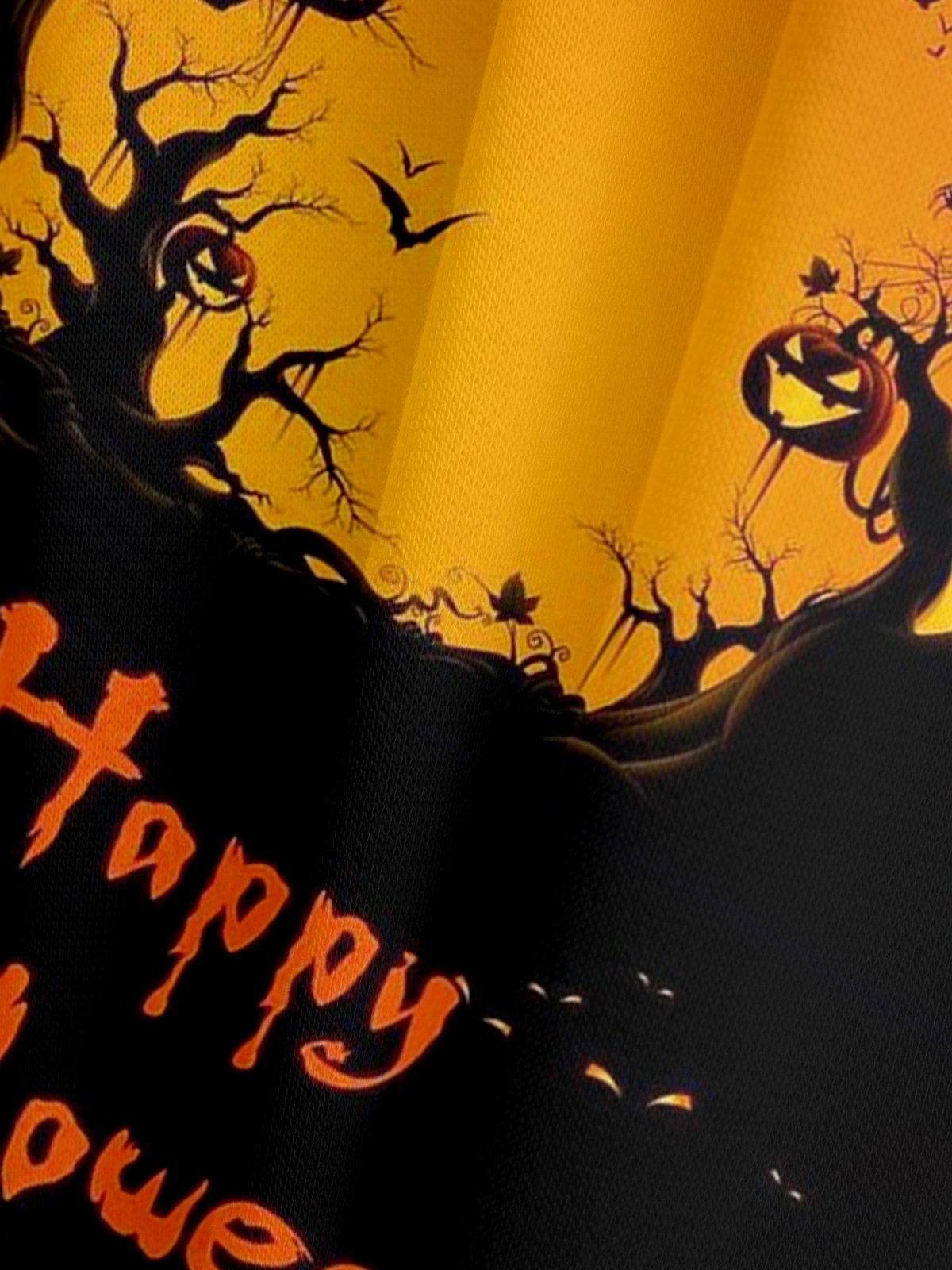 Halloween Pumpkin Art Font Hoodie Sweatshirt