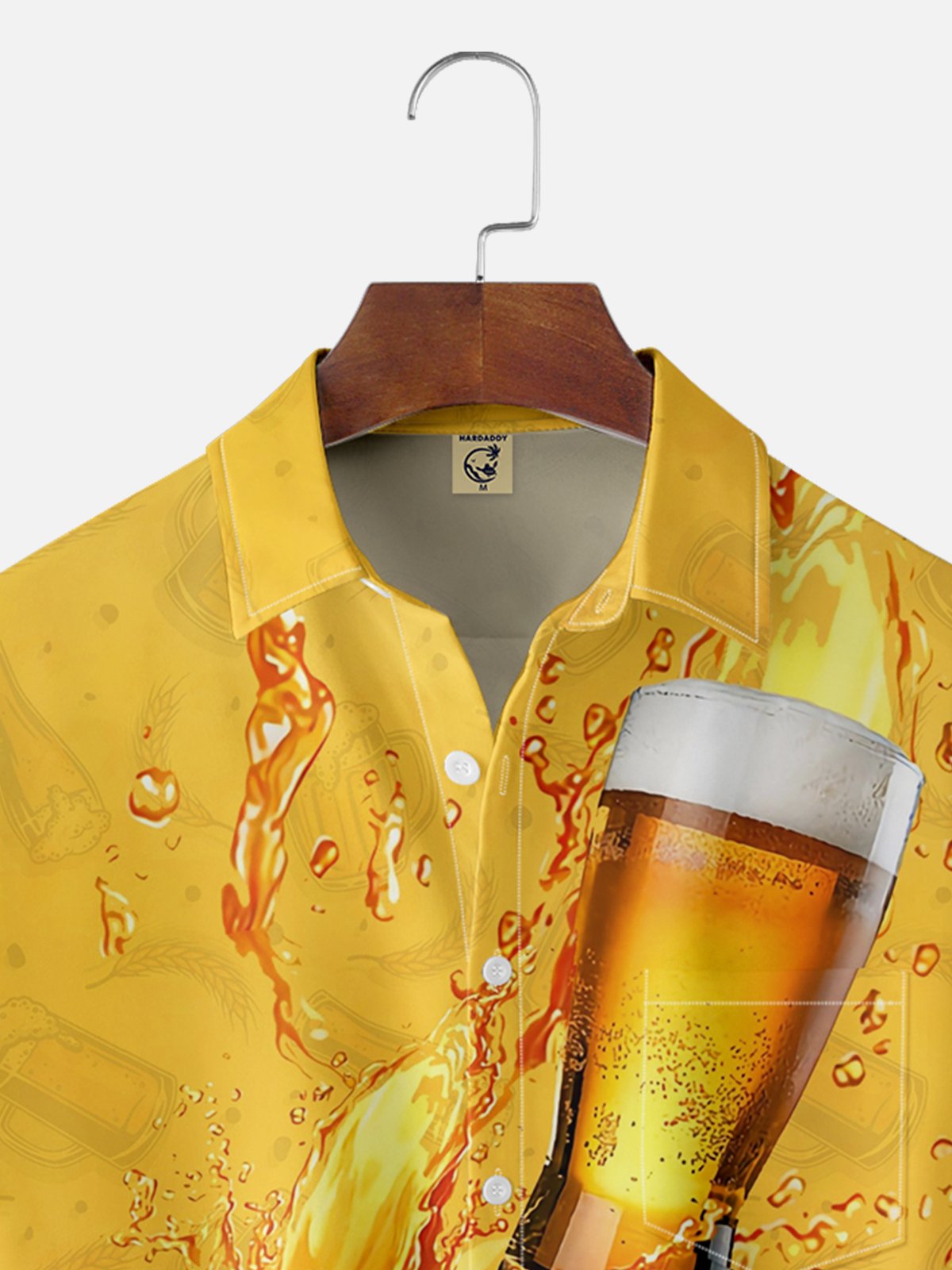 Moisture-wicking Oktoberfest Chest Pocket Hawaiian  Shirt