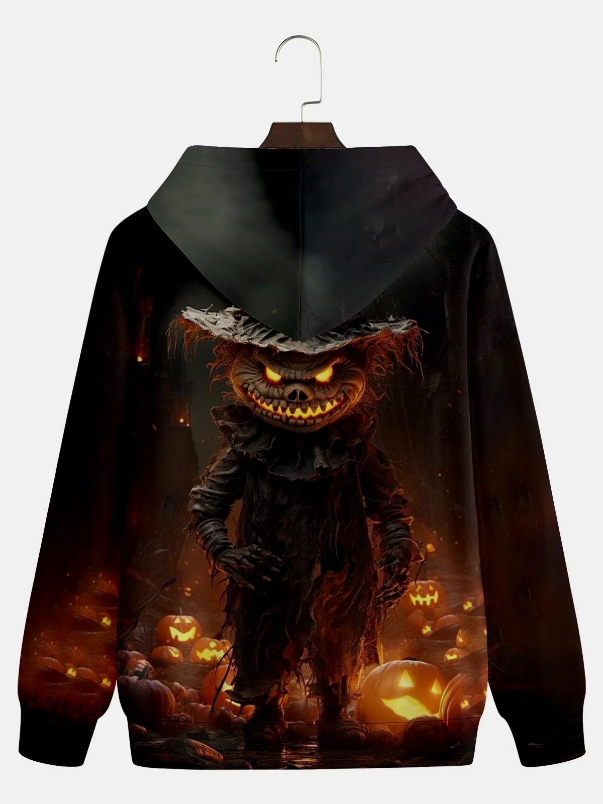 Halloween Pumpkin Monster Hoodie Sweatshirt