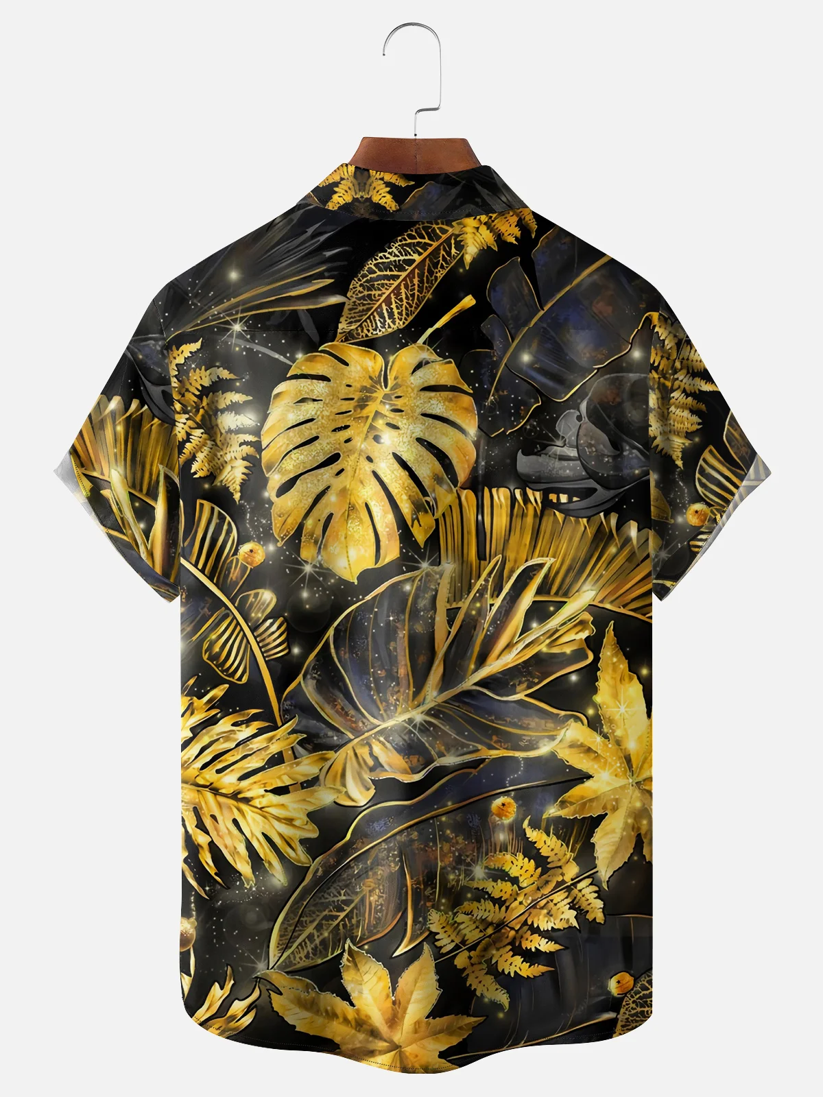 Moisture Wicking Tropical Chest Pocket Hawaiian Shirt