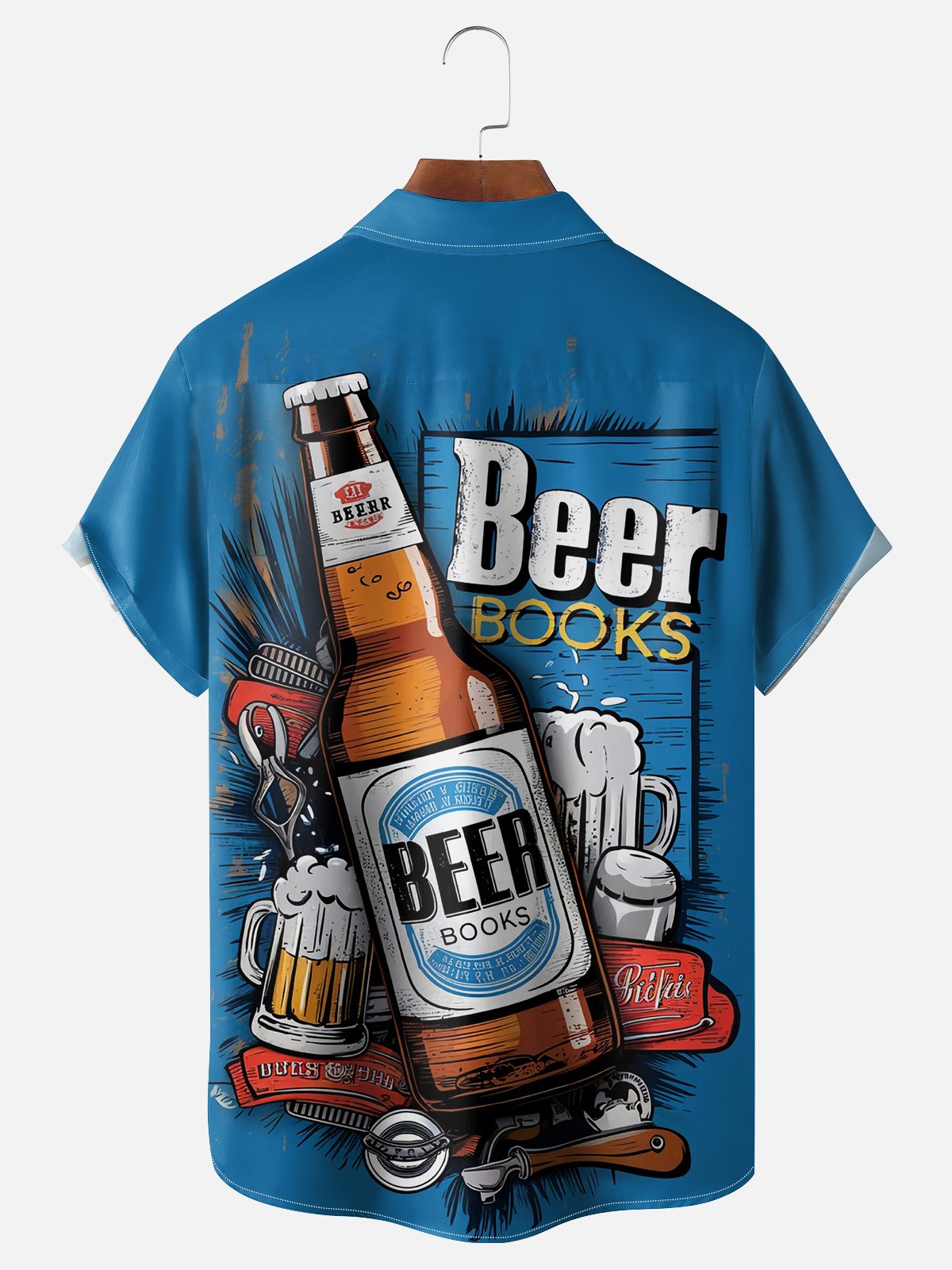 Moisture-wicking Oktoberfest Beer Chest Pocket Casual Shirt