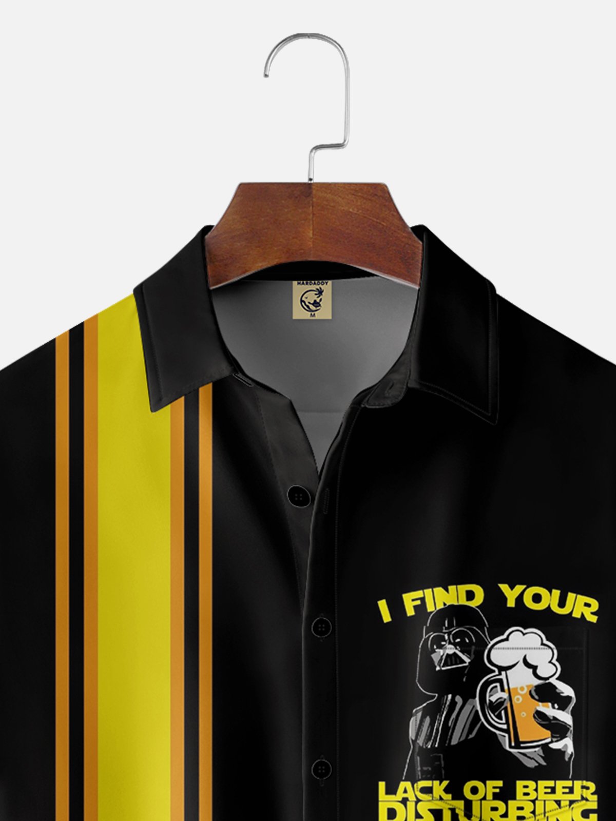 Moisture-wicking I Find Your Lack of Beer Distrubling Chest Pocket Bowling Shirt