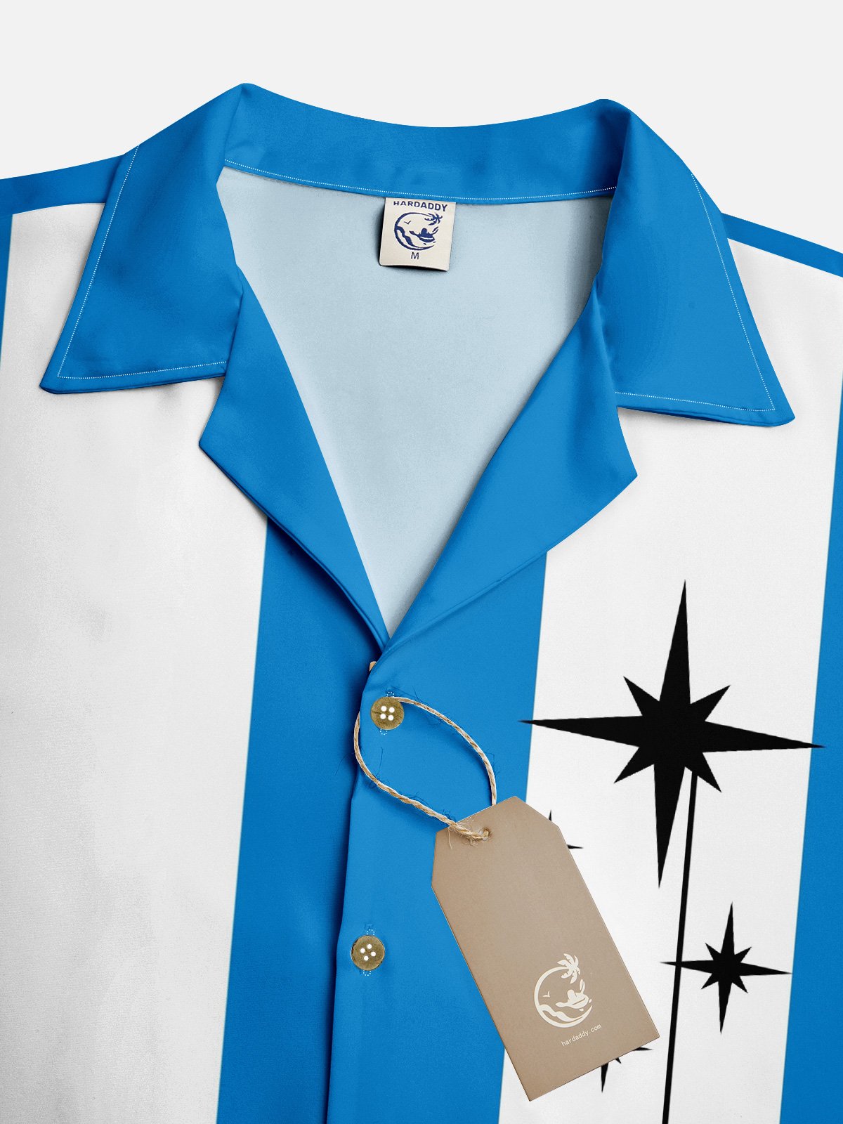 Moisture-wicking Geomatric Bowling Shirt