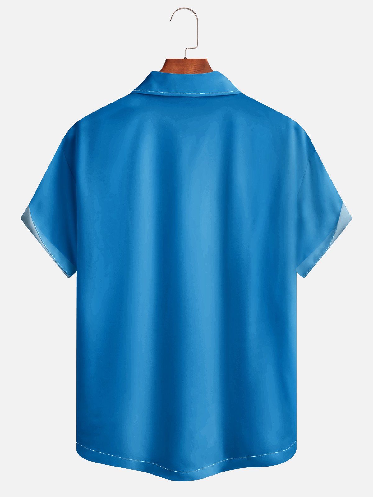 Moisture-wicking Geomatric Bowling Shirt