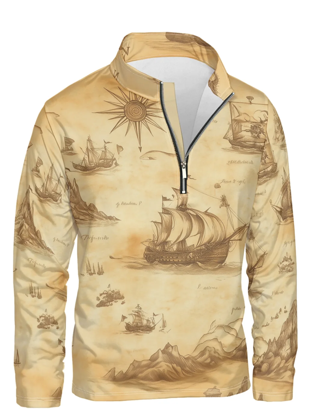 New World Discovery Half-zip Pullover Sweatshirt