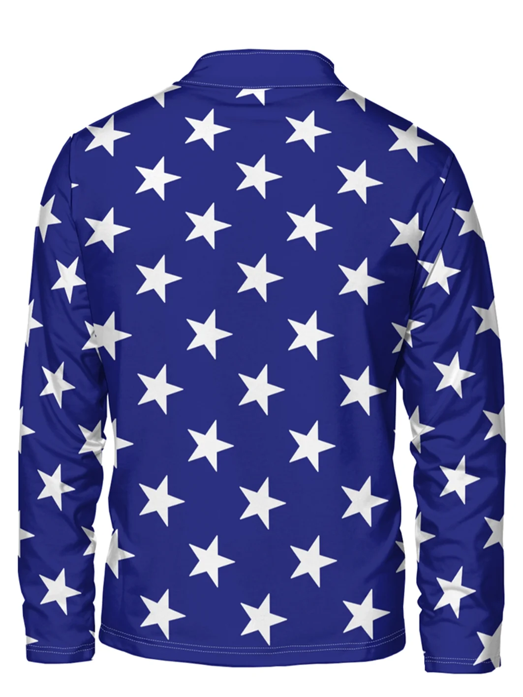 Artistic American Flag Half-zip Pullover Sweatshirt