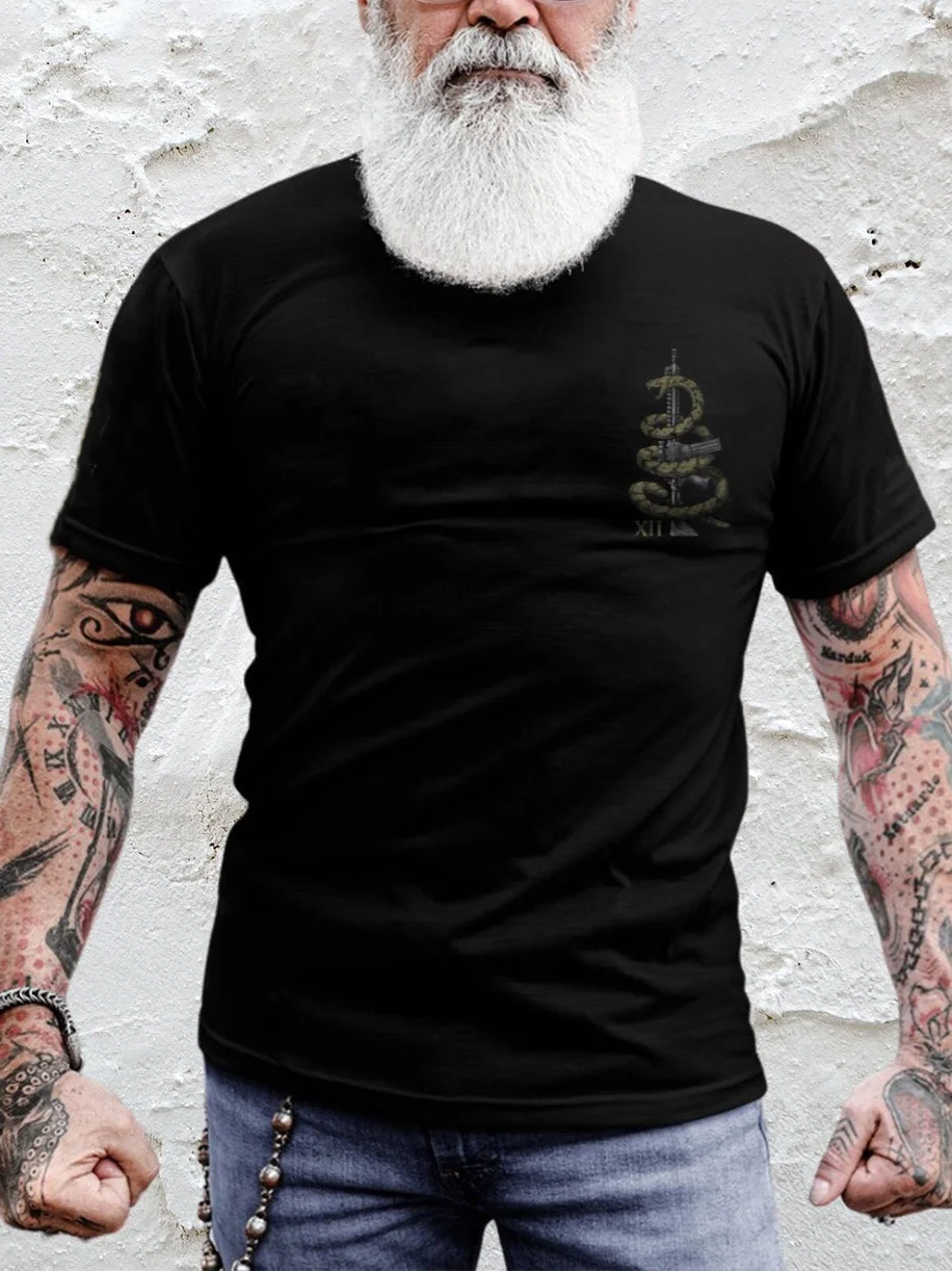 Gadsden Snake Cotton T-shirt