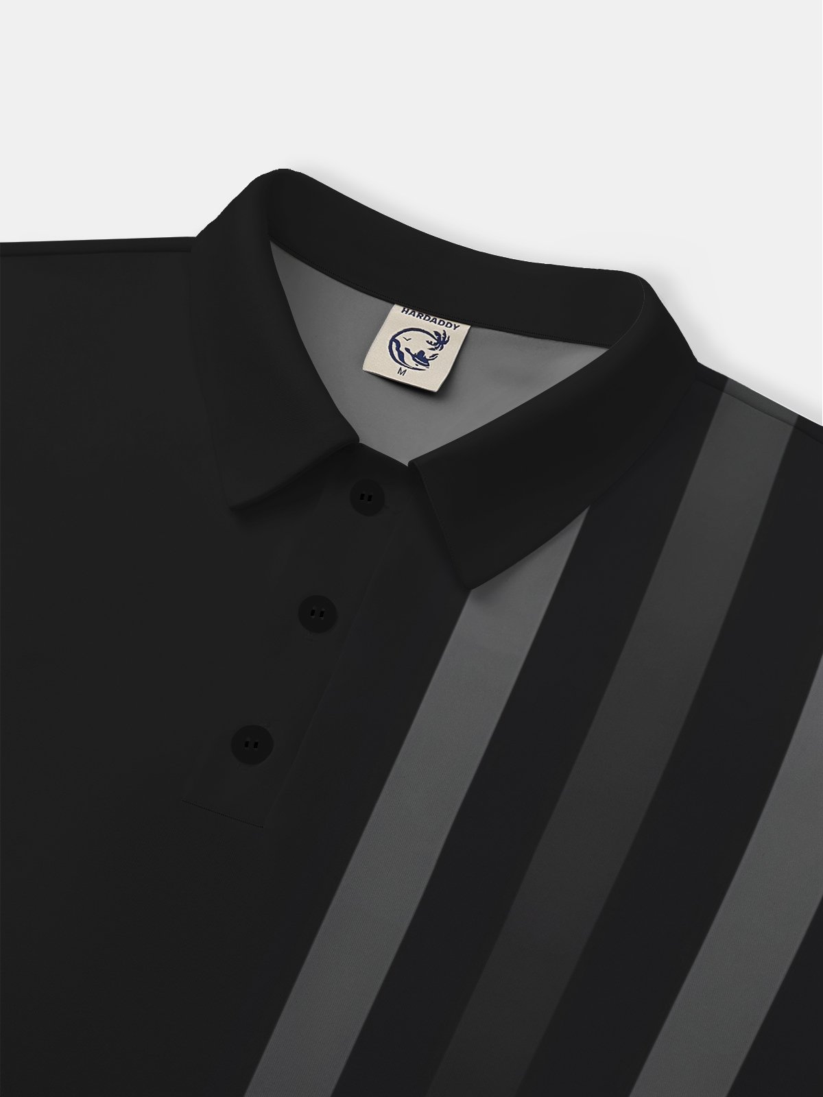 Moisture Wicking Golf Polo 3D Gradient Abstract Geometric