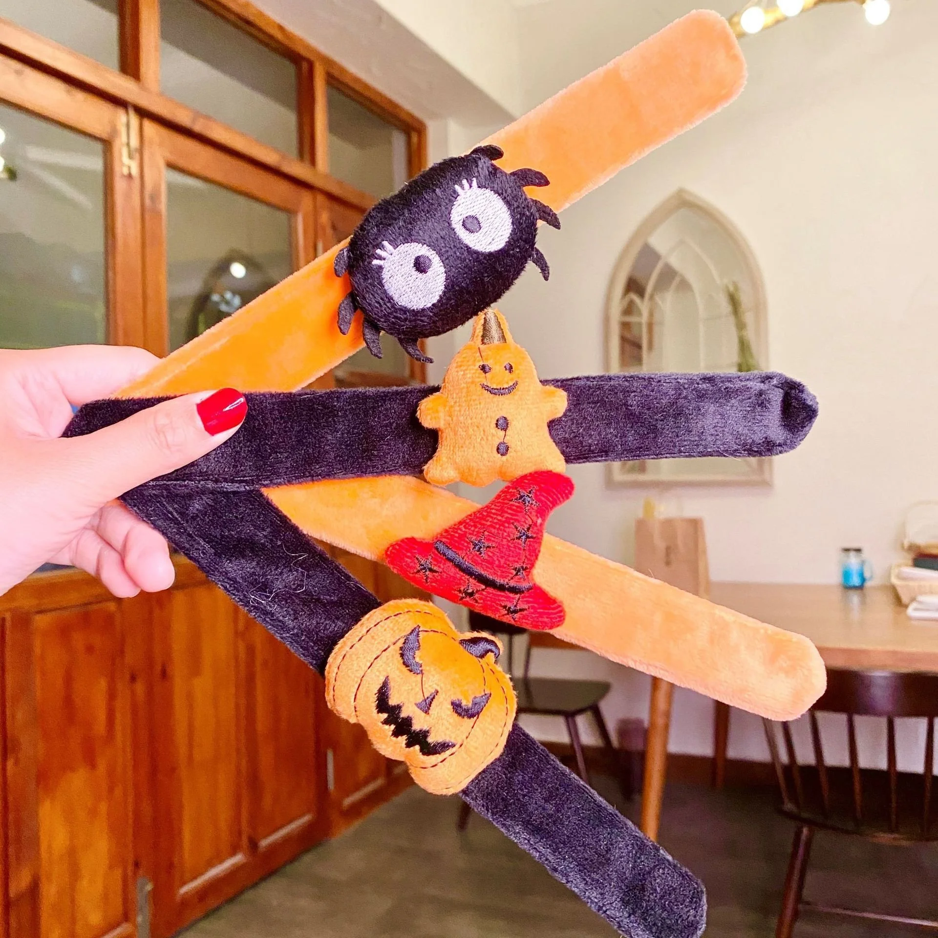 Halloween Slap Bracelets , Halloween Bracelets Bulk for Gifts, Friendship Bracelets for Halloween Party Favors Goodie Bag Fillers, Classroom Favors