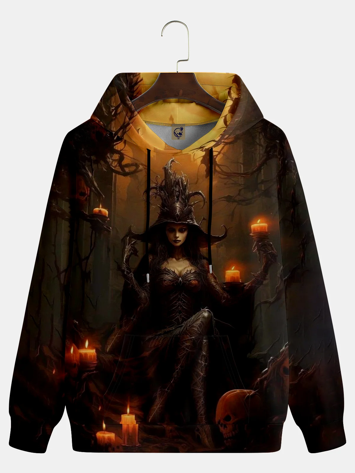 Halloween Dark Witch Art Illustration Hoodie Sweatshirt