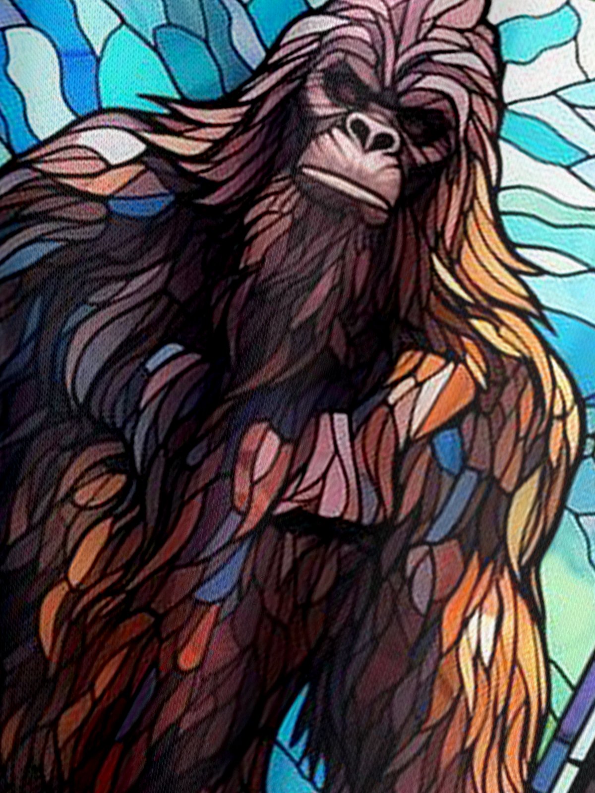 Bigfoot Art Painting Hoodie Sweatshirt