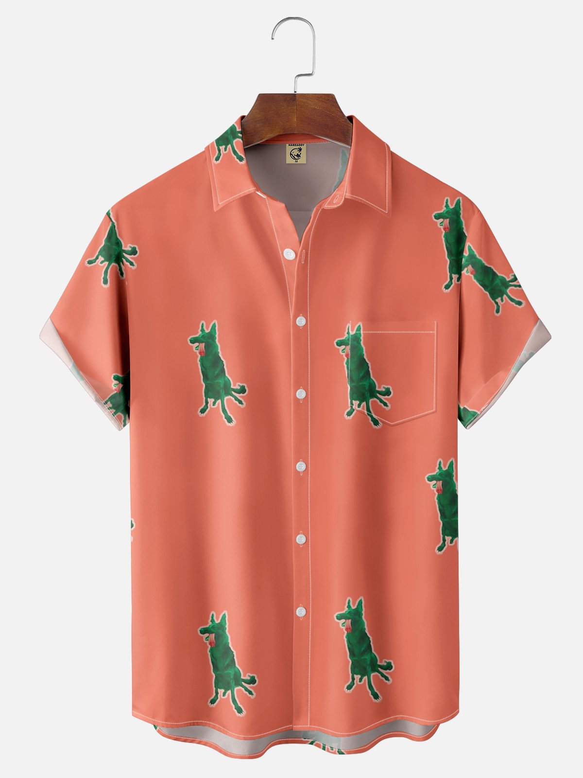 Moisture-wicking You People Jonah Hill Pink Chest Pocket Hawaiian Shirt