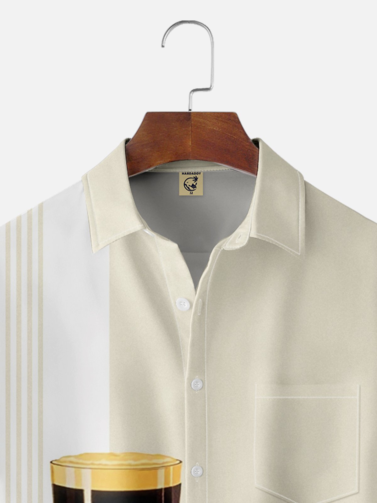 Moisture-wicking Turtle Art Illustration at Oktoberfest Chest Pocket Bowling Shirt