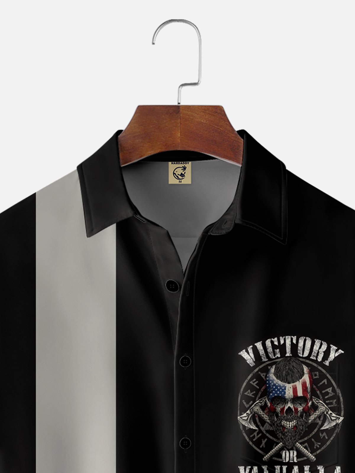 Moisture-wicking Veterans Army Chest Pocket Bowling Shirt